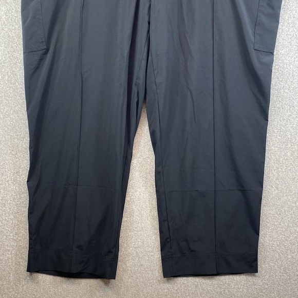 Athleta Vienna cargo pants size 26 quick dry jet black pull on gorpcore wide leg - Picture 10 of 13